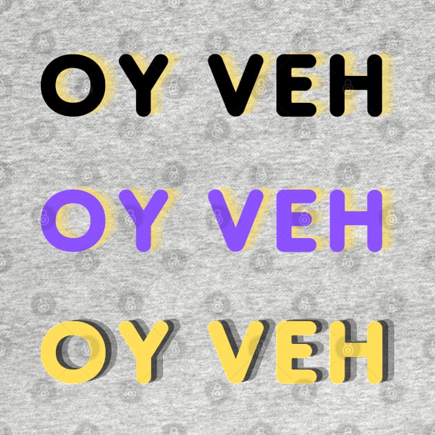 Oy Veh - 3 Pack by stickersbyjori